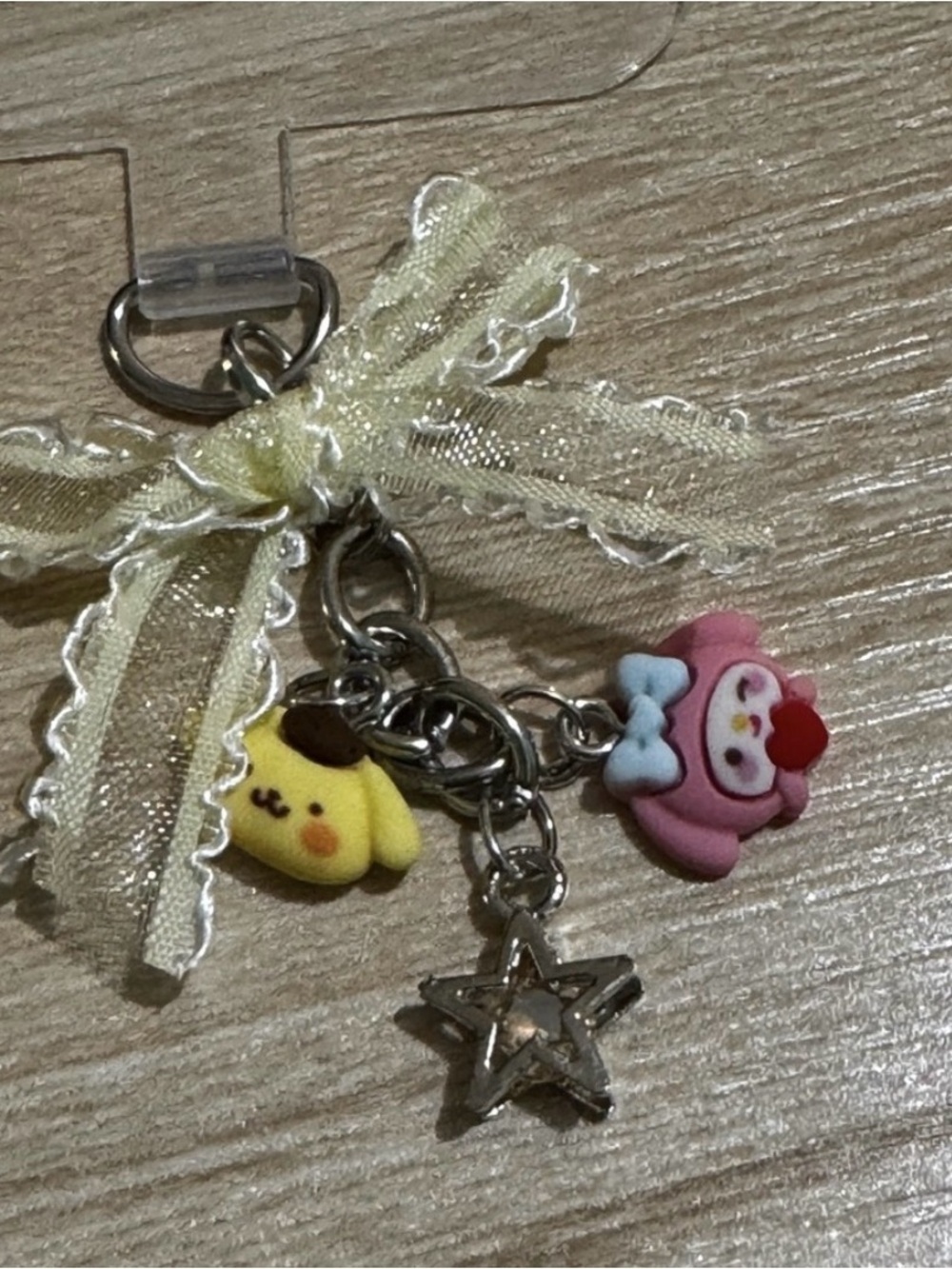 Sunshine & Sweet Sanrio Pompompurin & My Melody Cell Phone Jewelry